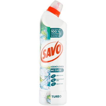 Savo WC gel Turbo na vodní kámen 750 ml