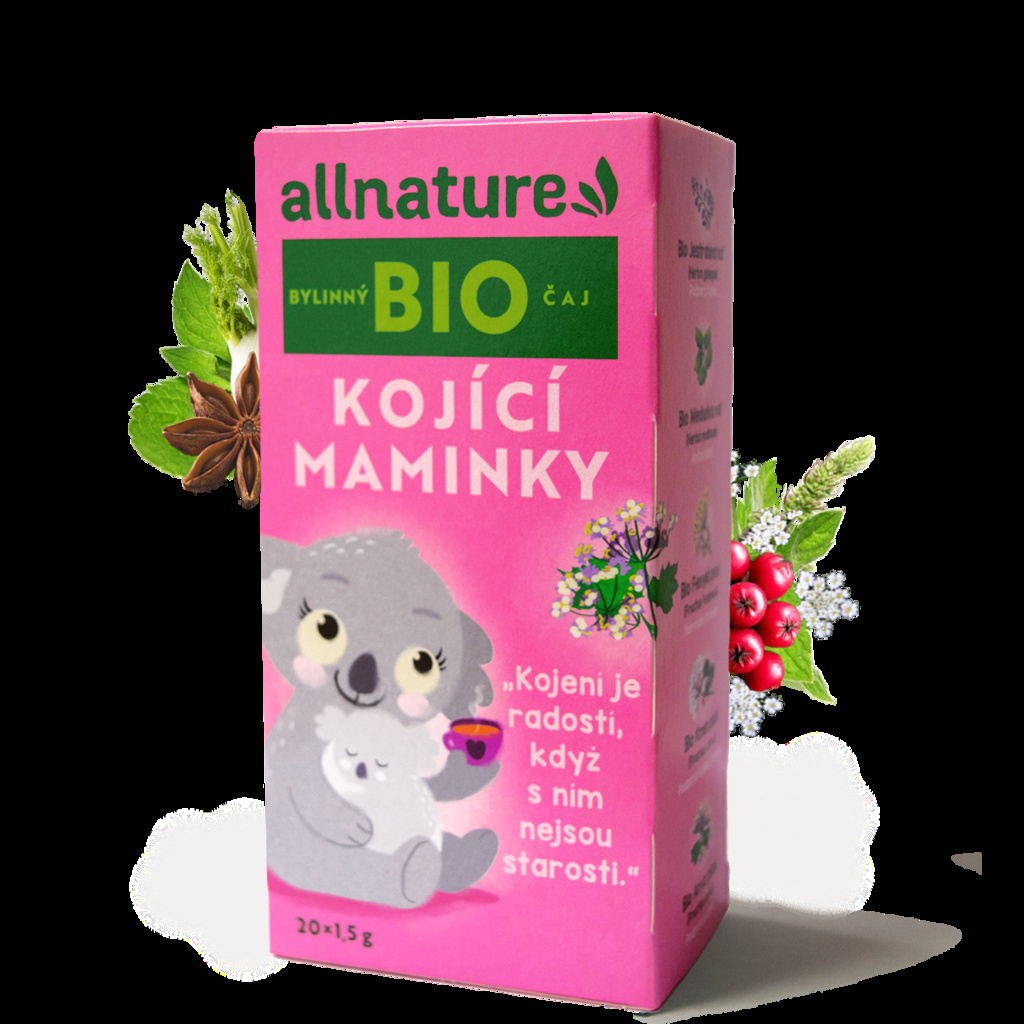 Allnature BIO Bylinný čaj Kojící maminky 20x1,5 g