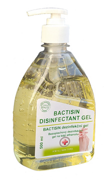 Bactisin Disinfectant Gel - dezinfekční gel na ruce s pumpičkou 500 ml
