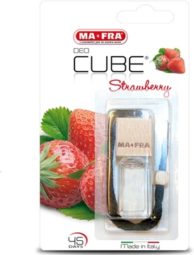 MA-FRA Deo Cube Strawberry vůně do auta 5 ml