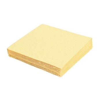Papírové ubrousky žluté 100 ks