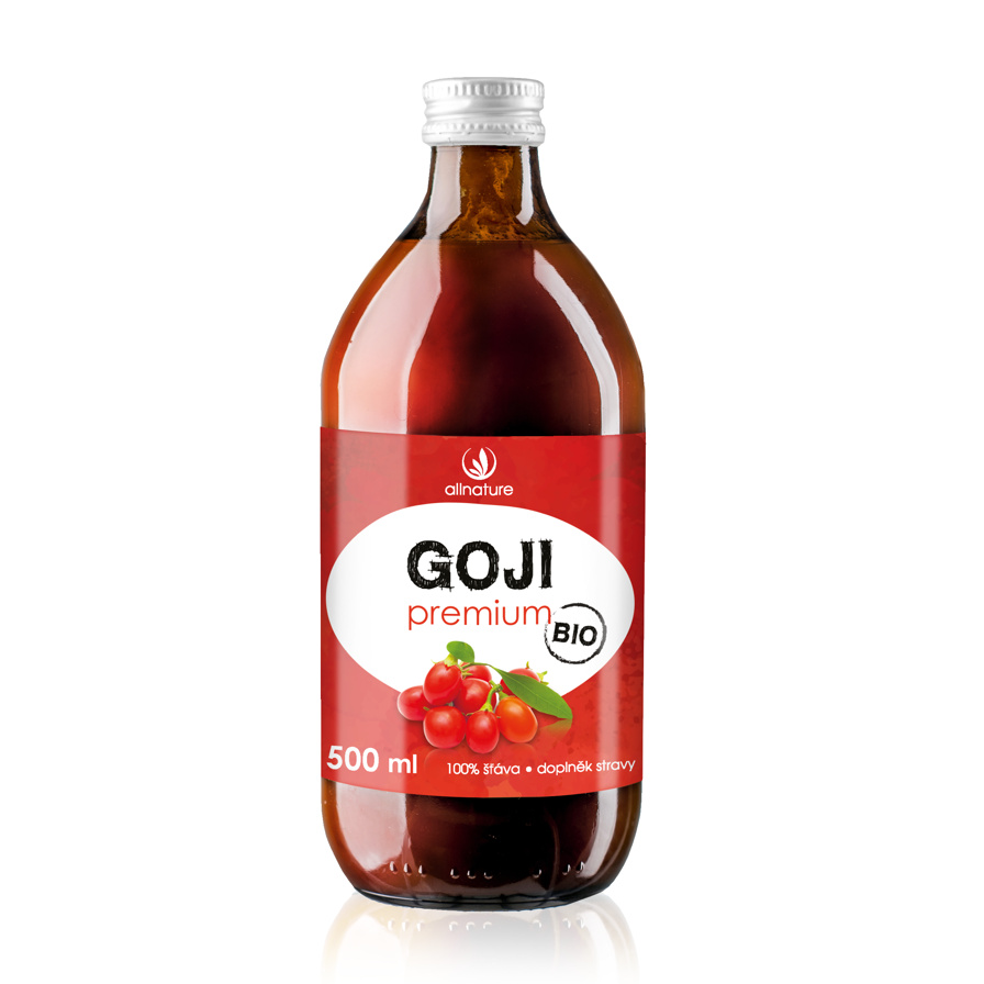 Allnature Goji - Kustovnice čínská Premium BIO 500 ml