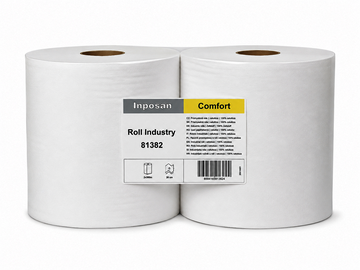 INPOSAN Roll Industry – průmyslová role 2vrstvá celulóza, 1000 útržků
