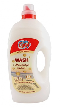 GO! WASH prací gel s Marseillským mýdlem 5,5 l