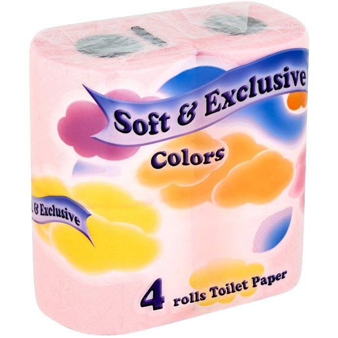 Toaletní Papír SOFT Exclusive 2vrstvý 4 ks/balení