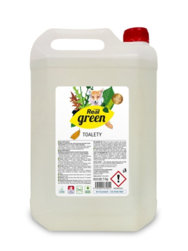 Real green Toalety čistící prostředek na toalety a koupelny 5 kg