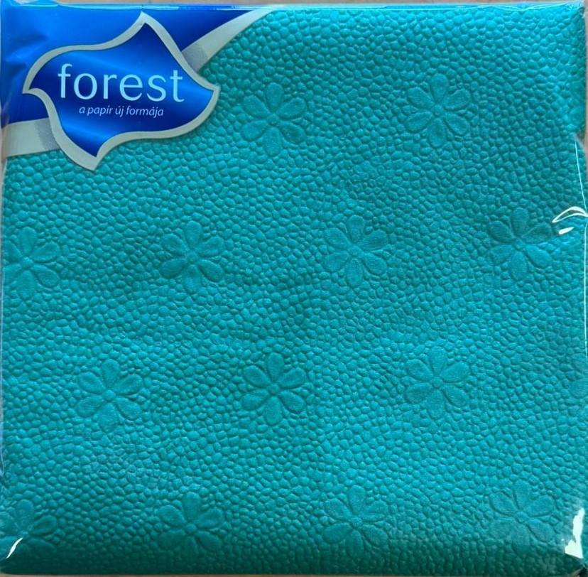 Ubrousky FOREST jednovrstvé, modré 60 ks