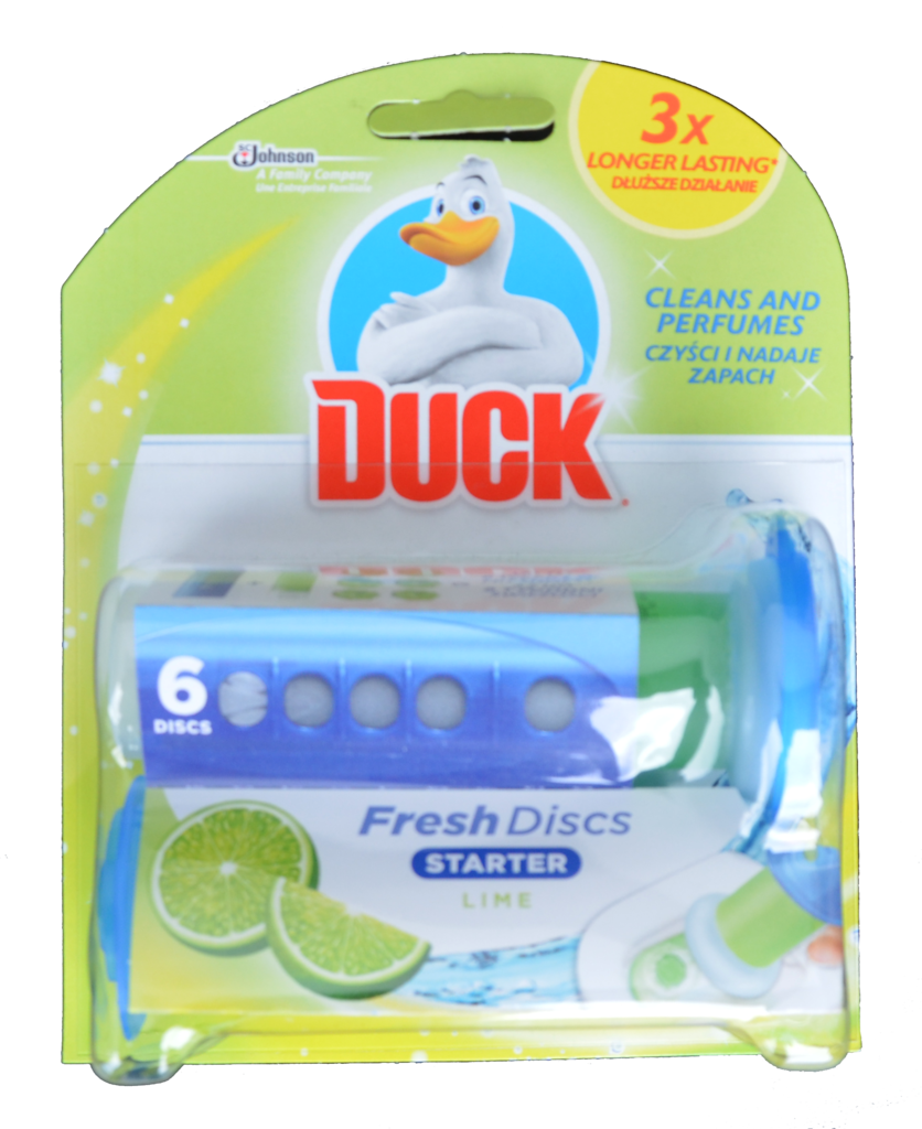 WC DUCK Fresh Discs - gel s dávkovačem citron 36 ml