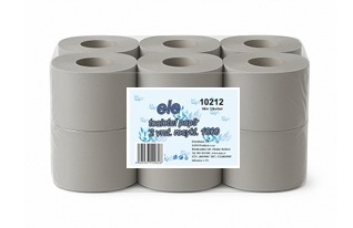 Toaletní papír ELE 2 vrstvý, recyklovaný 12 ks/bal