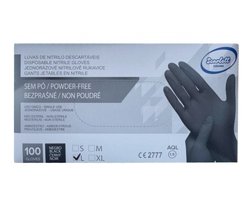 Rukavice jednorázové nitrilové, velikost L, 100 ks