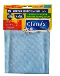 Clanax utěrka mikrovlákno SAFÍR 40 x 40 cm