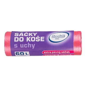 Scarlett odpadový pytel s uchy 60 l červený