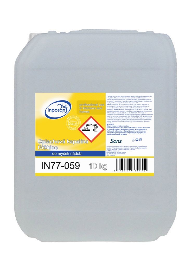 INPOSAN Oplachová kapalina DiShine 10 kg 
