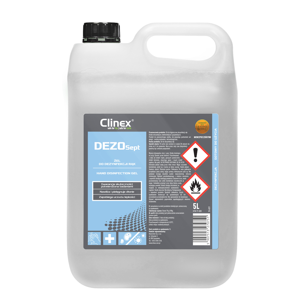 CLINEX DEZOSept - dezinfekční gel na ruce 5 l