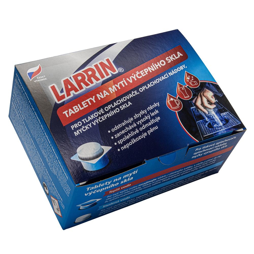LARRIN Tablety na mytí výčep. skla 60ks/6