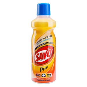 SAVO Prim Svěží vůně 1 l - čistící dezinfekční prostředek