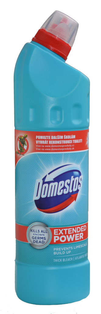 Domestos extended power atlantic - tekutý dezinfekční prostředek na WC 750 ml